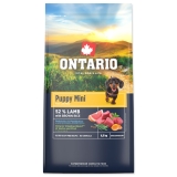 Ontario Mini Puppy Lamb with Brown rice 6,5 kg
